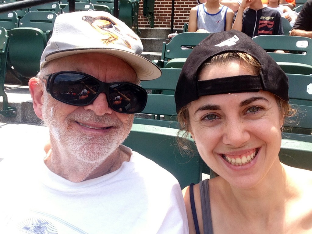 Serena & Grandpa go to an Orioles game. Meanwhile, Erin & Grandma catch a play.