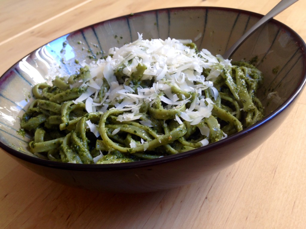 Homemade pesto.