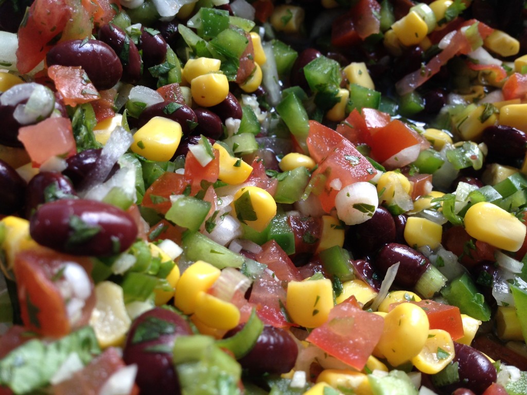 Homemade salsa for homemade burritos.