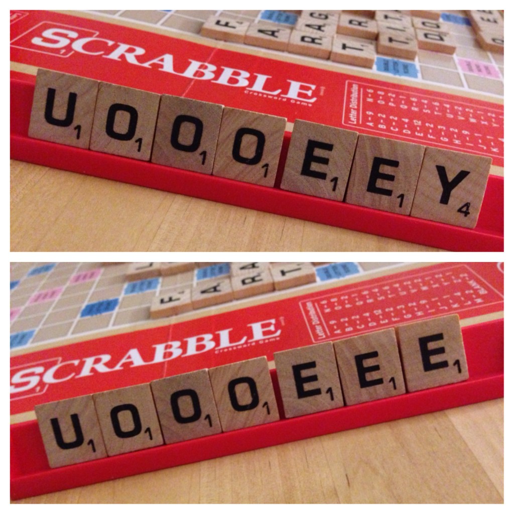 A rough scrabble night.