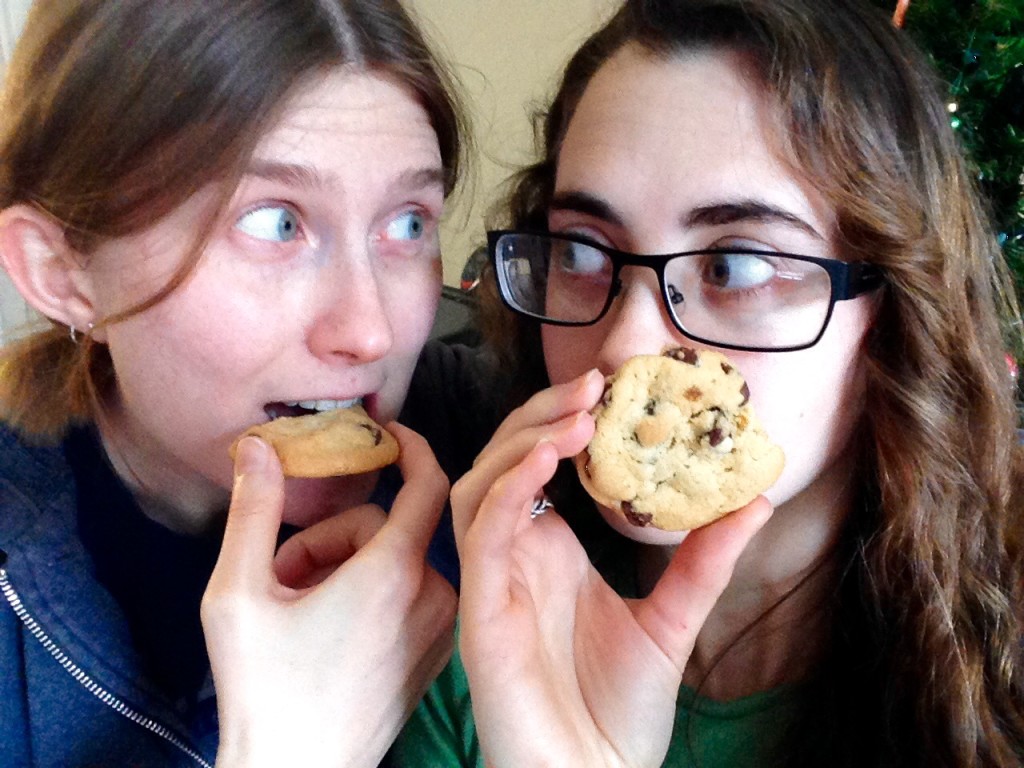 We bake cookies at the beginning of the week. They're gone now.