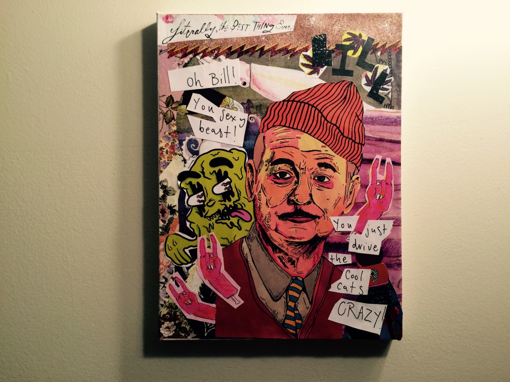 We bum around Old Town Alexandria with Chris, discovering this excellent portrait of Bill Murray along the way.