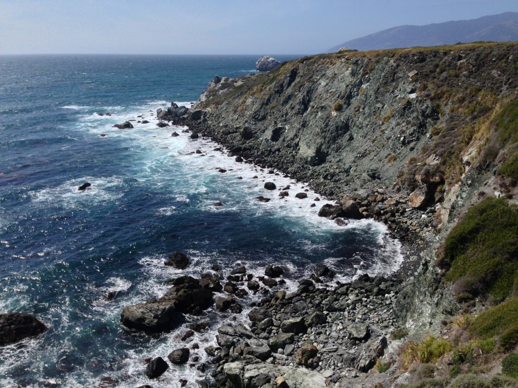 The view from above Jade Cove.